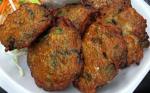 fish cakes on the plate